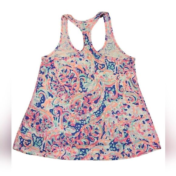 Lilly Pulitzer Luxletic Racerback Tank Top, La Playa Print | S - Picture 3 of 7